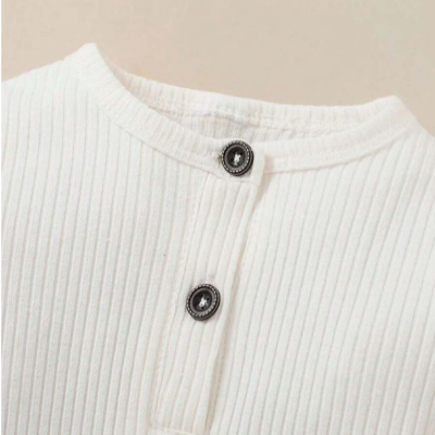 Barboteuse - UnisexRompers™ - Blanc