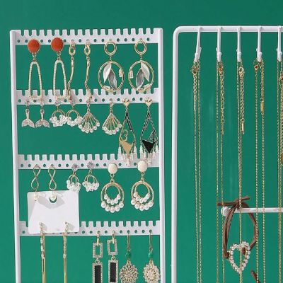 Présentoir à bijoux - NecklaceRingStorage™ - Blanc