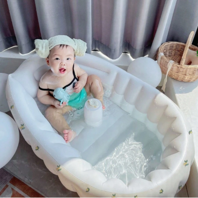 Baignoire Gonflable - BabySwimmingBathtub™ - Olives