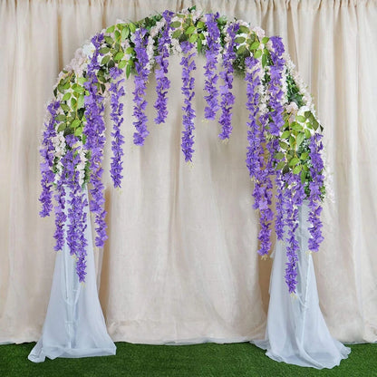 Guirlande Fleurs  - SilkBloom™ - Mauve