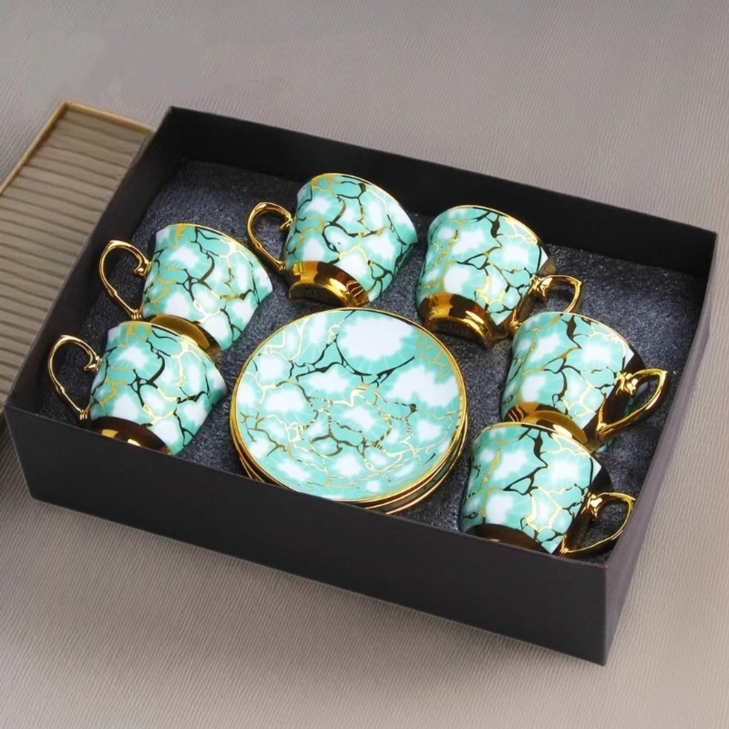 Service à Café - GoldenEdgeElegance™