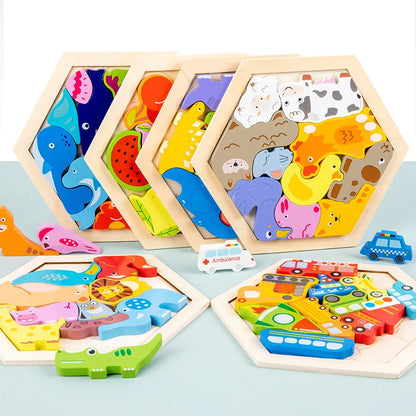 3DPuzzleEnBoisCréatifPourBébé™