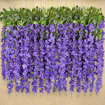 Guirlande Fleurs  - SilkBloom™ - Violet