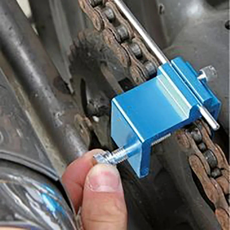 Outils Moto - MotorcycleChainStraightener™ - Bleu