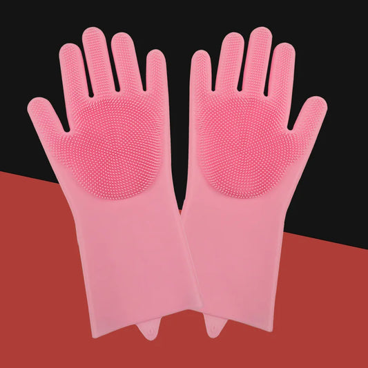Gant de Toilettage - GroomGlove™ - Rose
