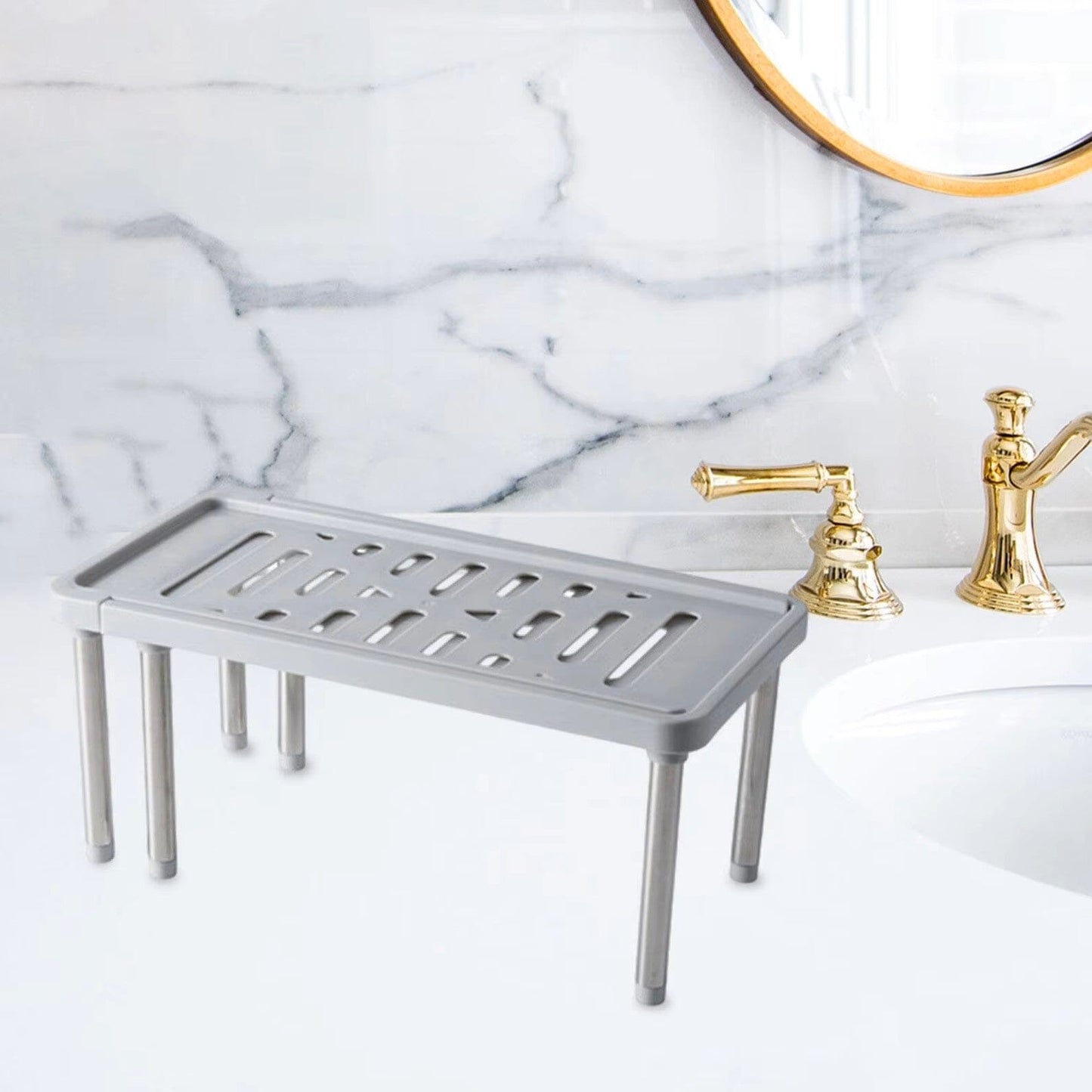 Étagère de Rangement - MultifunctionStorageRack™ - Gris