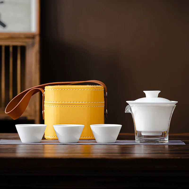 Service à Thé - PorceLuxe™ - Blanc