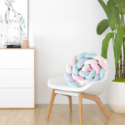 Tresse de Lit - WrapNest™ - Blanc Bleu Rose