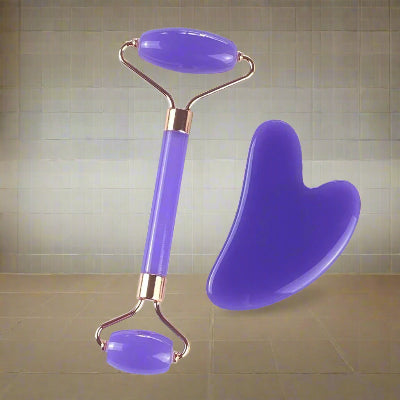 Rouleau Massage Visage - ZenRoller™ - Violet