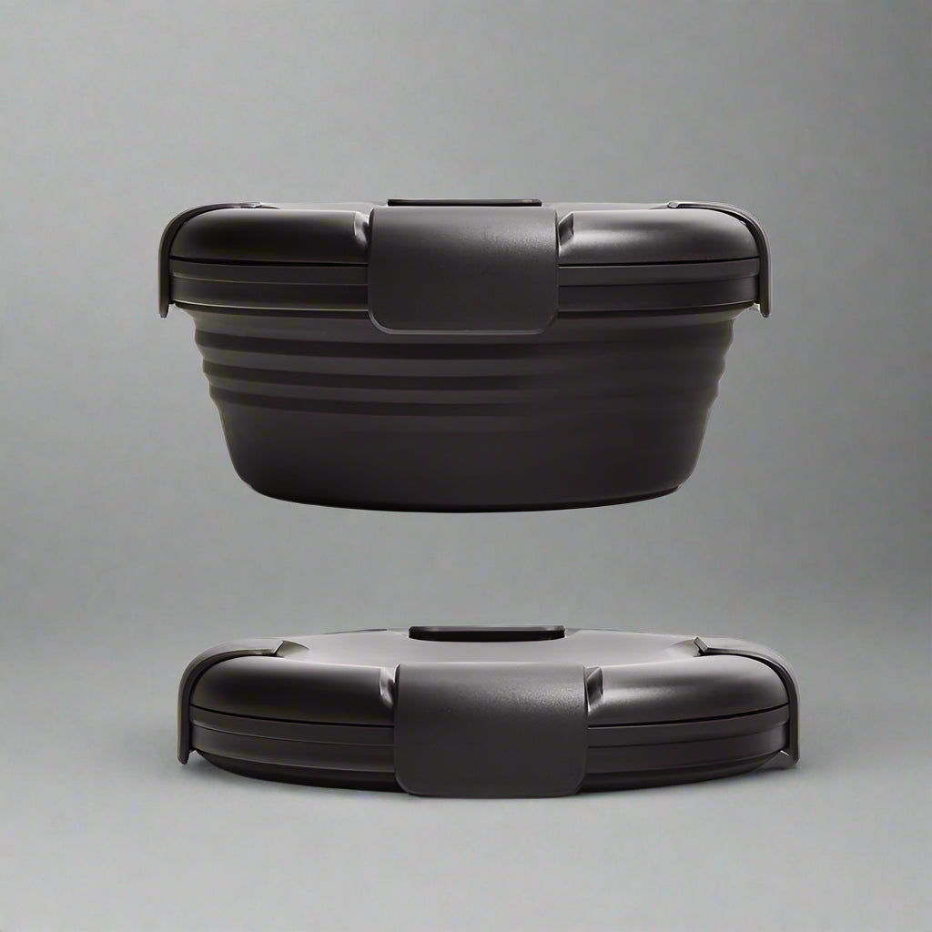 Boite de Conservation Alimentaire - SiliconeFoldingBox™ - Noir