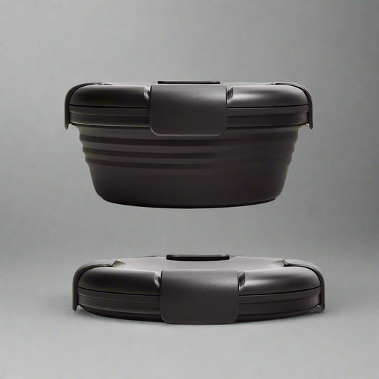 Boite de Conservation Alimentaire - SiliconeFoldingBox™ - Noir