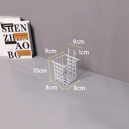 Rangement Mural - ClutterGrid™ - Panier Cubique Blanc