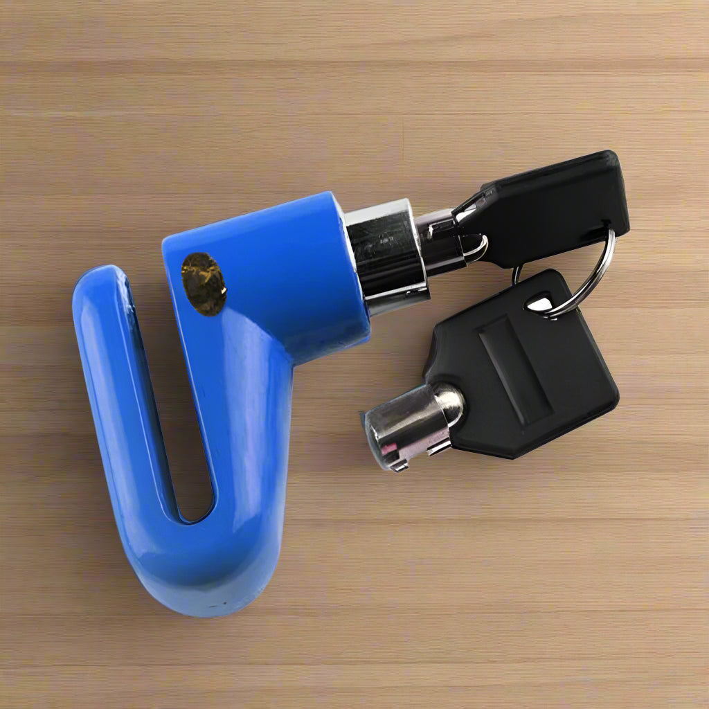 Antivol Pour Moto - MotorcycleAntiTheftLock™ - Bleu