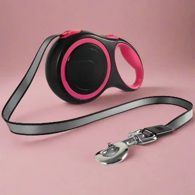 Laisse de chien - MaxLeash™ - Rose