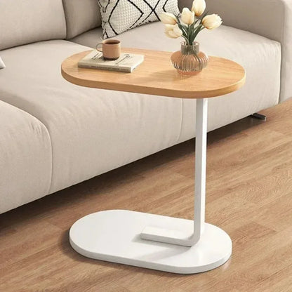 Table d'Appoint - C-shapedSideTable™ - Jaune&blanc