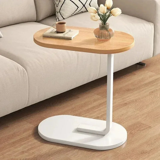 Table d'Appoint - C-shapedSideTable™ - Jaune&blanc