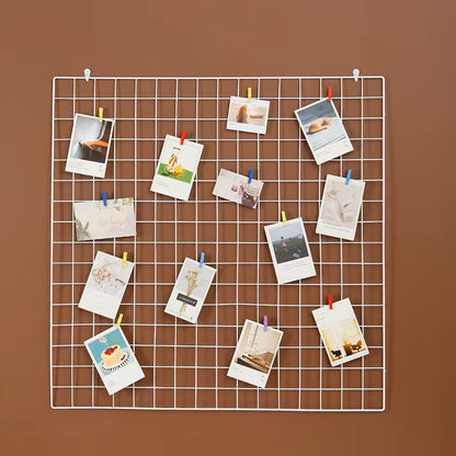 Rangement Mural - ClutterGrid™ - Grille Blanche