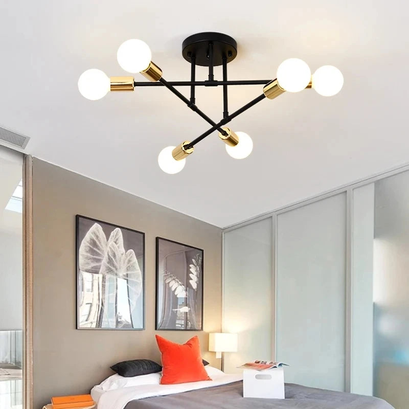 Lustre Plafond - LEDNordicChandelier™ - Noir