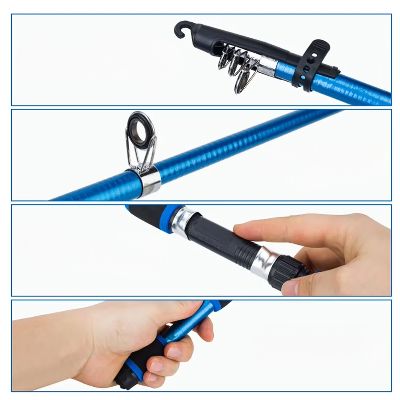 Canne a Pêche - CarboFishPro™ - Bleu