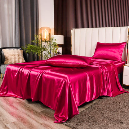 Taie d'Oreiller en Satin - SatinDreamPillow™ - Rouge
