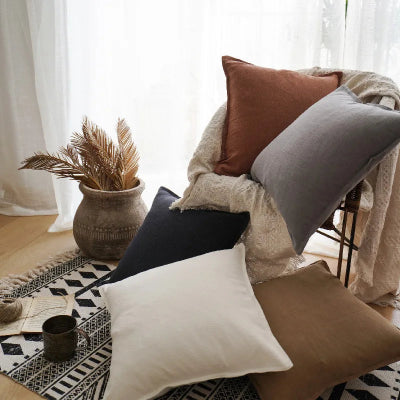 Housse de Coussin - CozyLinenTouch™