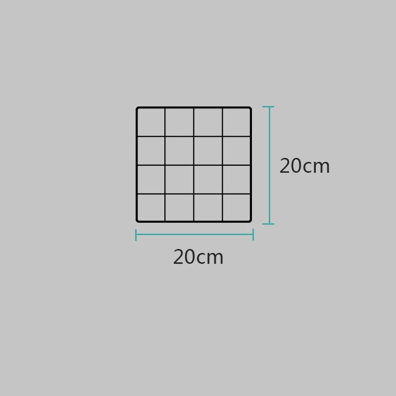 Rangement Mural - ClutterGrid™ - Grille Noire