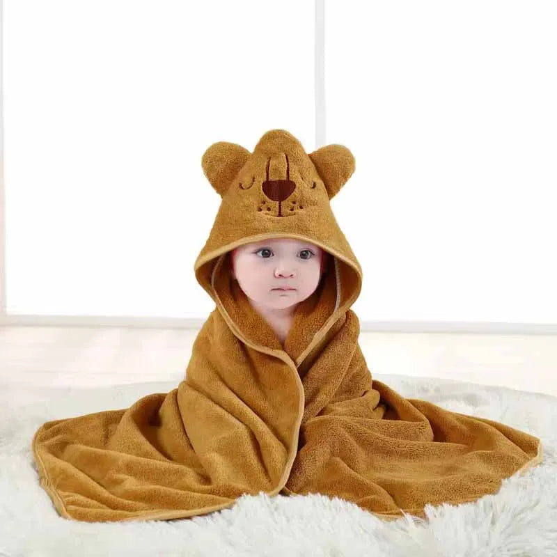 Serviette de Bain Bébé - SnugTowel™ - Lion