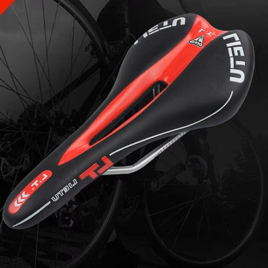 Selle de Vélo - BicycleSaddle™ - Rouge Noir