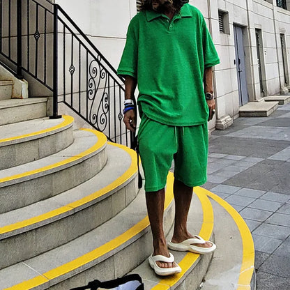 Ensemble Été Homme - CoolTowelSet™ - Vert