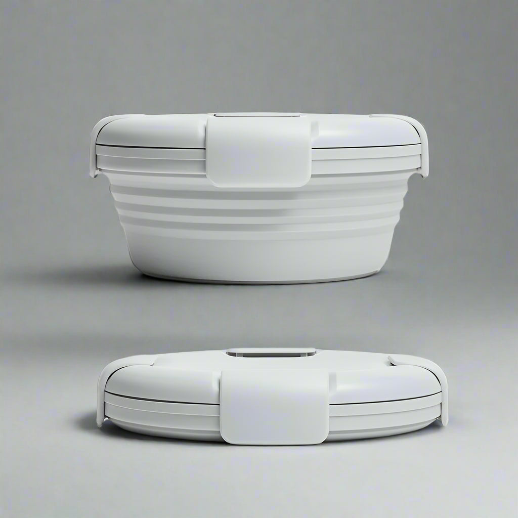 Boite de Conservation Alimentaire - SiliconeFoldingBox™ - Gris Nordique