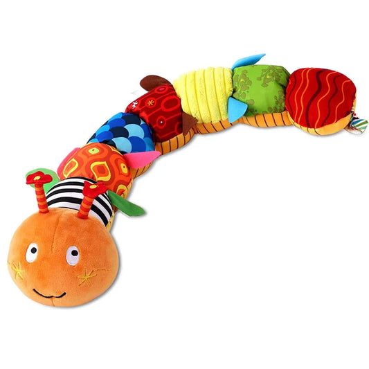 JOUET MUSICAL BEBE - MeloWorm™ - Chenille Orange
