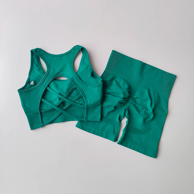Soutiens Gorge De Sport - HighWaistYogaSet™ - Vert
