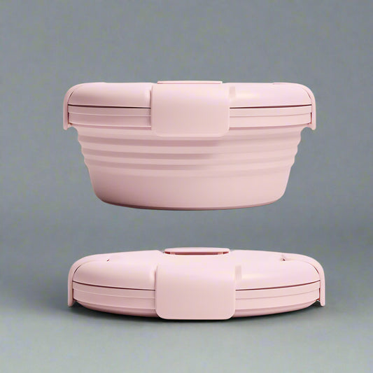 Boite de Conservation Alimentaire - SiliconeFoldingBox™ - Rose Nordique