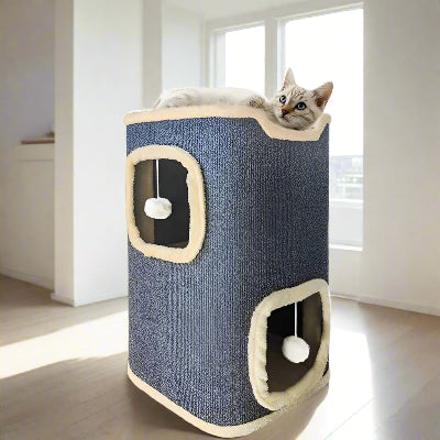 Niche pour Chat - Feline Funhouse™ - Gris
