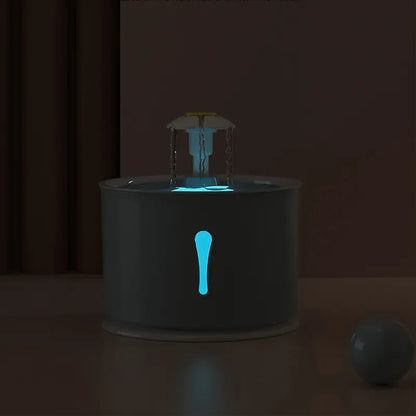 Fontaine à Eau pour Chat - CatLEDFountain™ - Bleu Clair