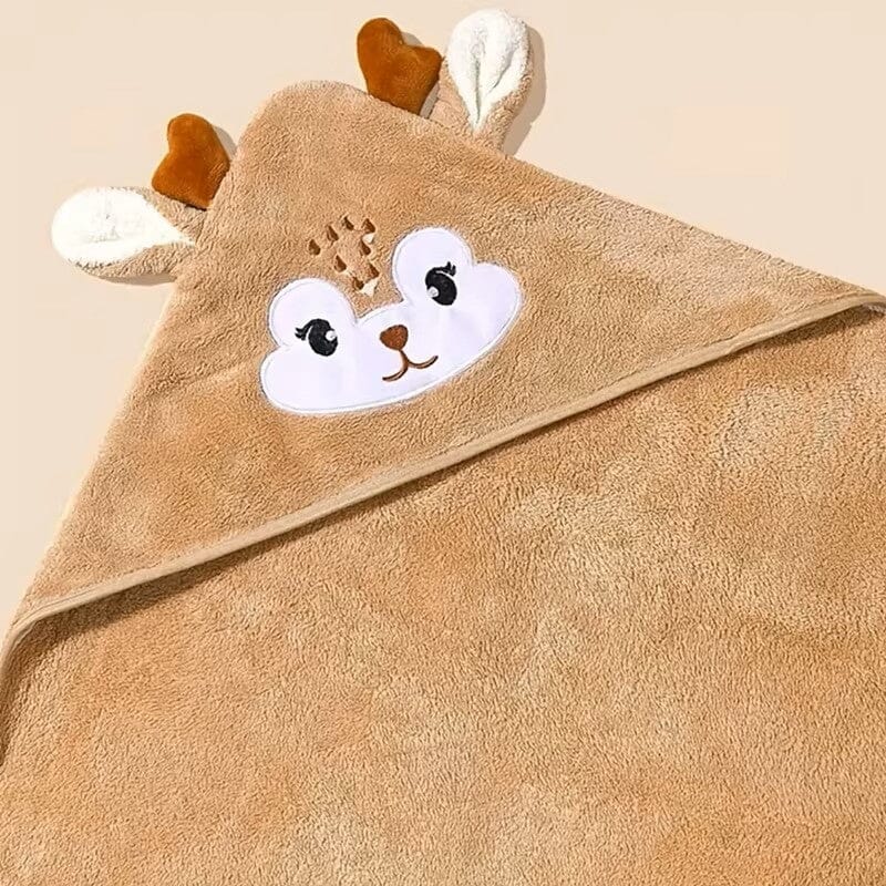 Serviette de Bain Bébé - SnugTowel™ - Cerf