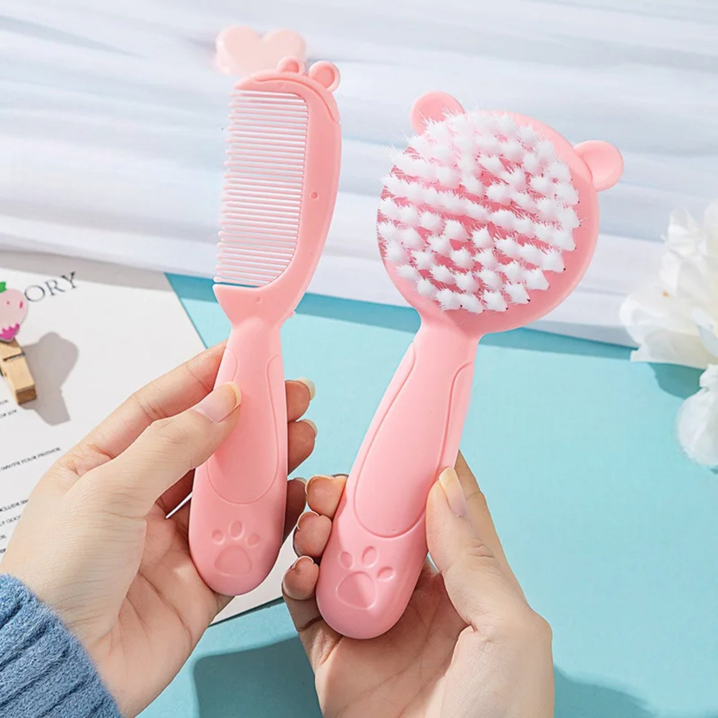 BROSSE À CHEVEUX BEBE - GentleCombBaby™
