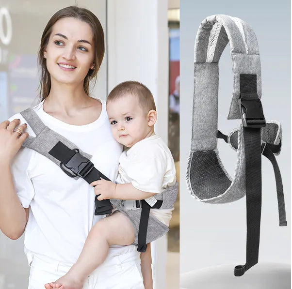 Porte bébé - BabyCarryingBelt™ - Gris