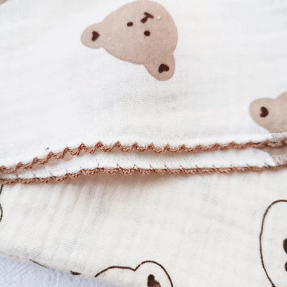 SERVIETTE POUR BEBE - CottonBabyTowel™ - Ours