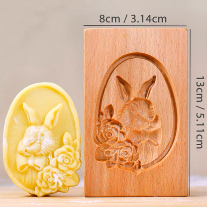 Emporte Pièce - CookieWood™ - Lapin Ovale