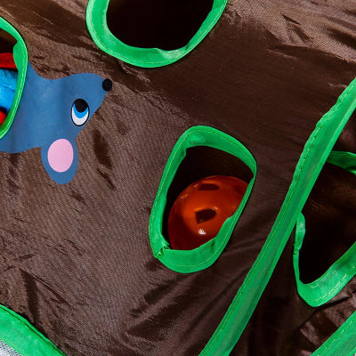 Jouet Interactif Chat - FelineFunTent™ - Marron