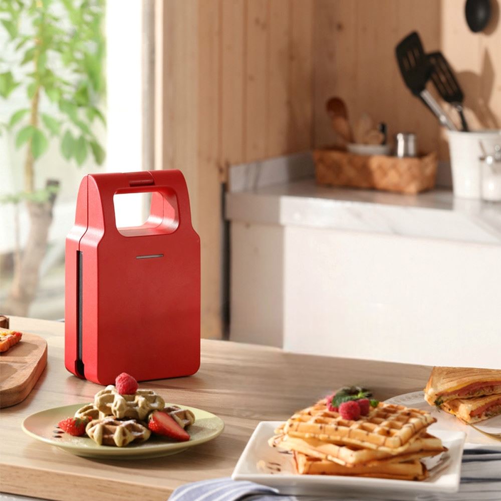 Machine à panini - MiniCuisto™ - Rouge