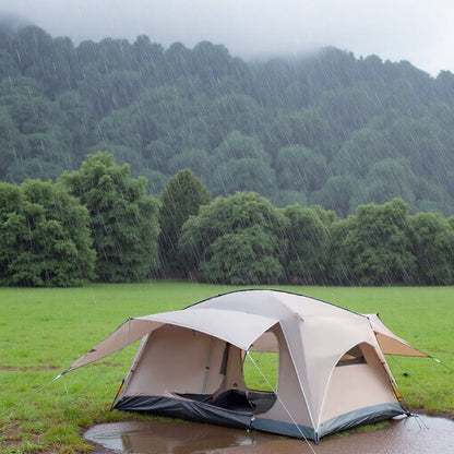 Tente de Camping - AllSeasonTent™ - Beige & Gris