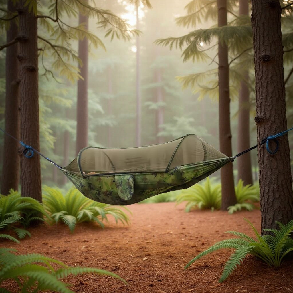 Hamac Camping - NetGuardHammock™ - Camouflage