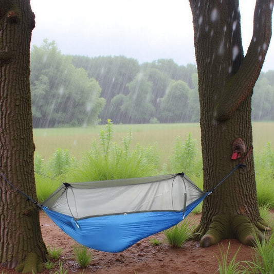 Hamac Camping - NetGuardHammock™ - Bleu