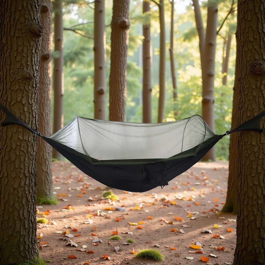 Hamac Camping - NetGuardHammock™ - Noir