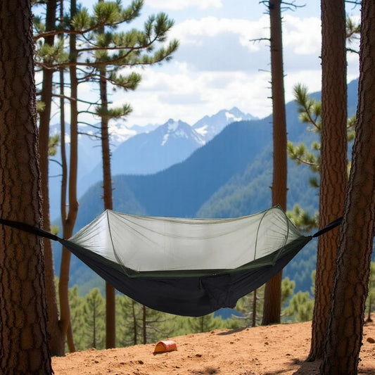 Hamac Camping - NetGuardHammock™ - Noir