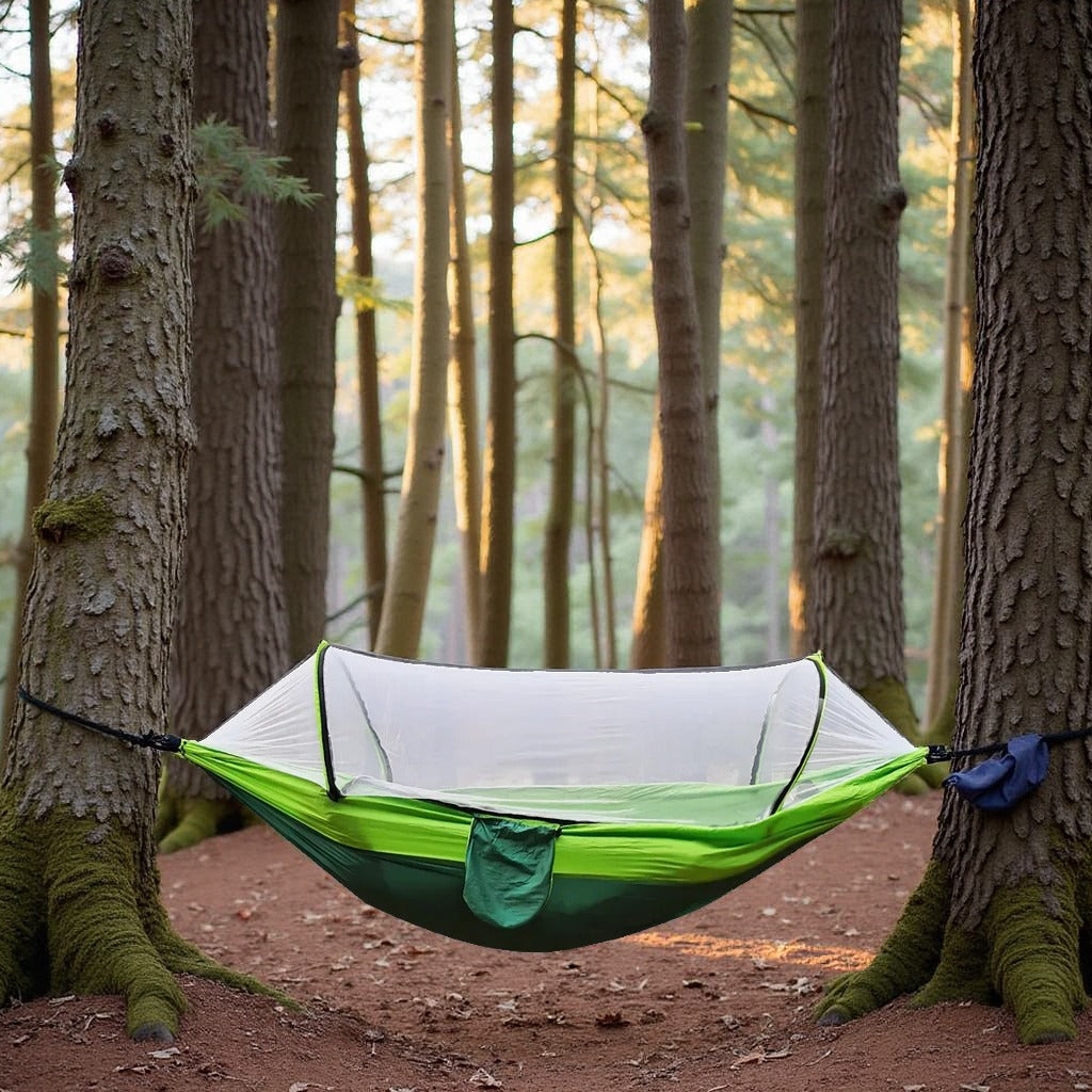 Hamac Camping - NetGuardHammock™ - Vert Double