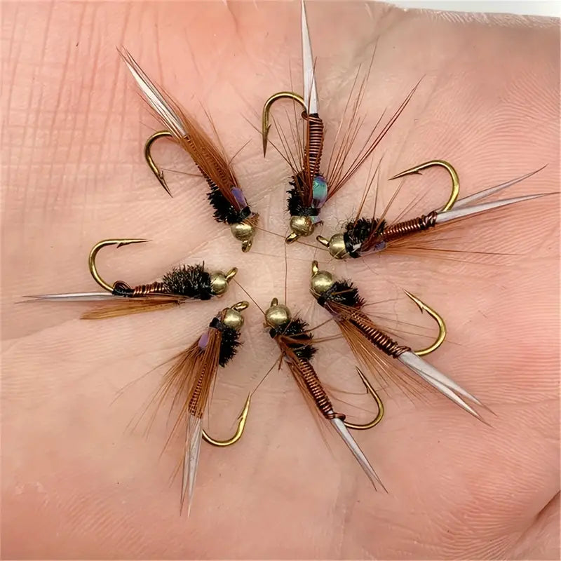 Mouches de Pêche - FlyHook™ - Nymphe à Tête en Laiton