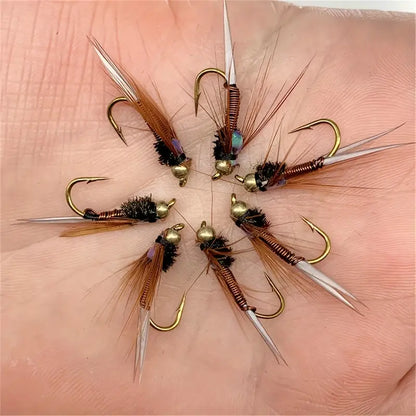 Mouches de Pêche - FlyHook™ - Nymphe à Tête en Laiton